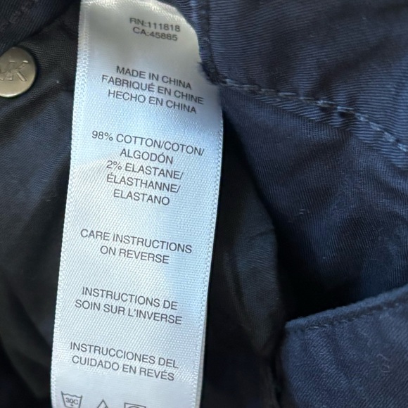 Dark Blue MK Cotton Blend dress pants - Picture 4 of 4